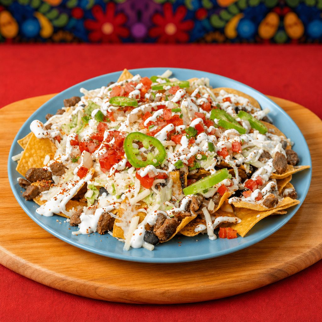 Carne Asada Mild Nachos.