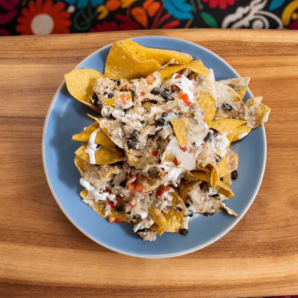 Grilled Chicken Nachos.