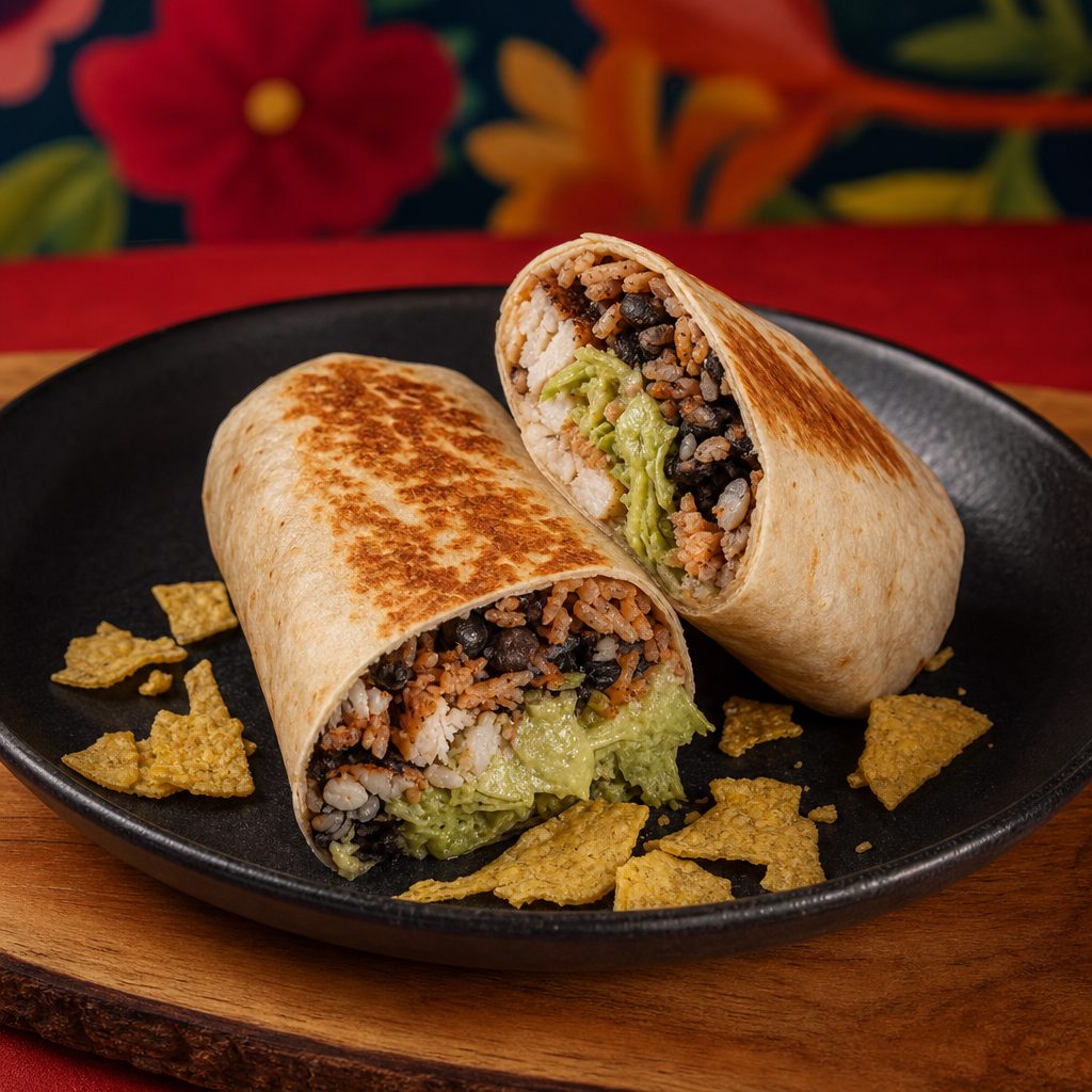 Grilled Fish Burrito.