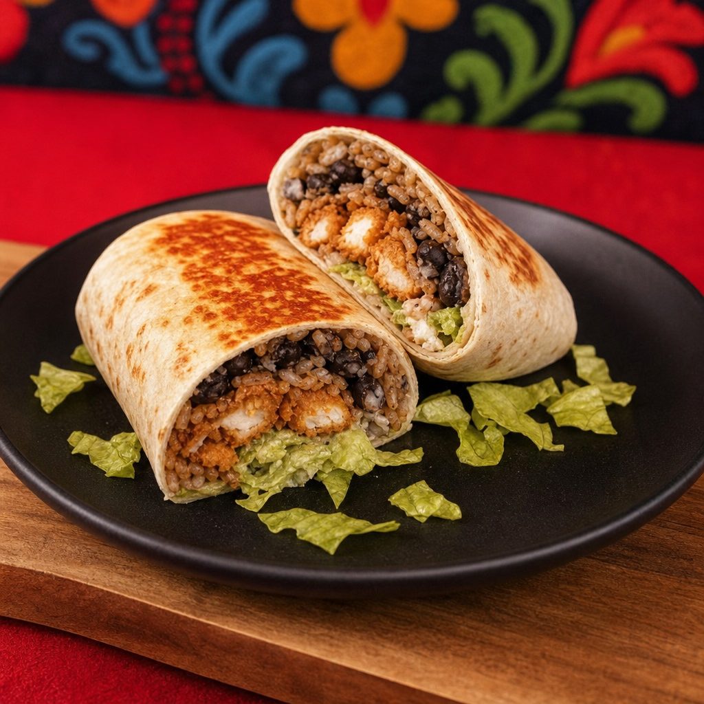 Fried Fish Burrito.