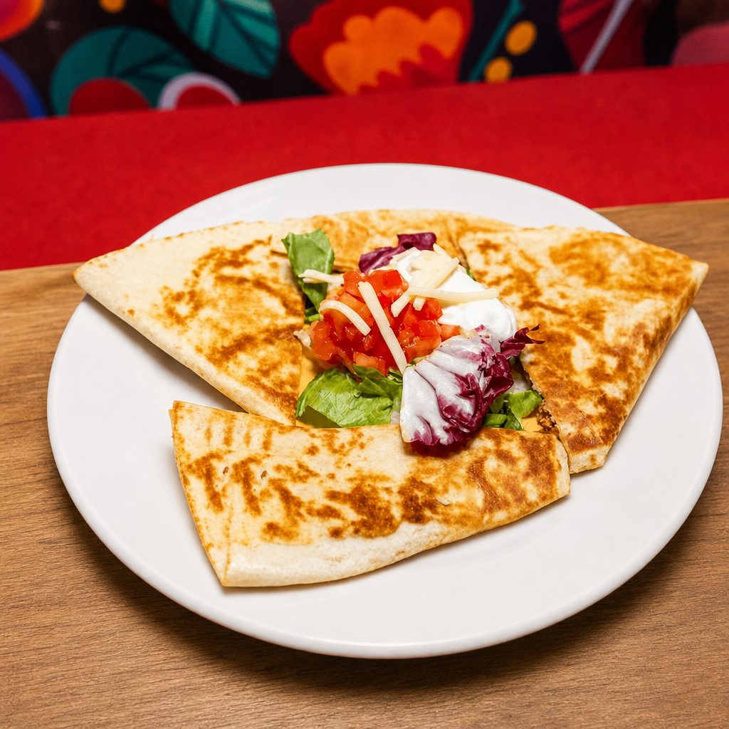 Carne Asada Spicy Quesadilla.