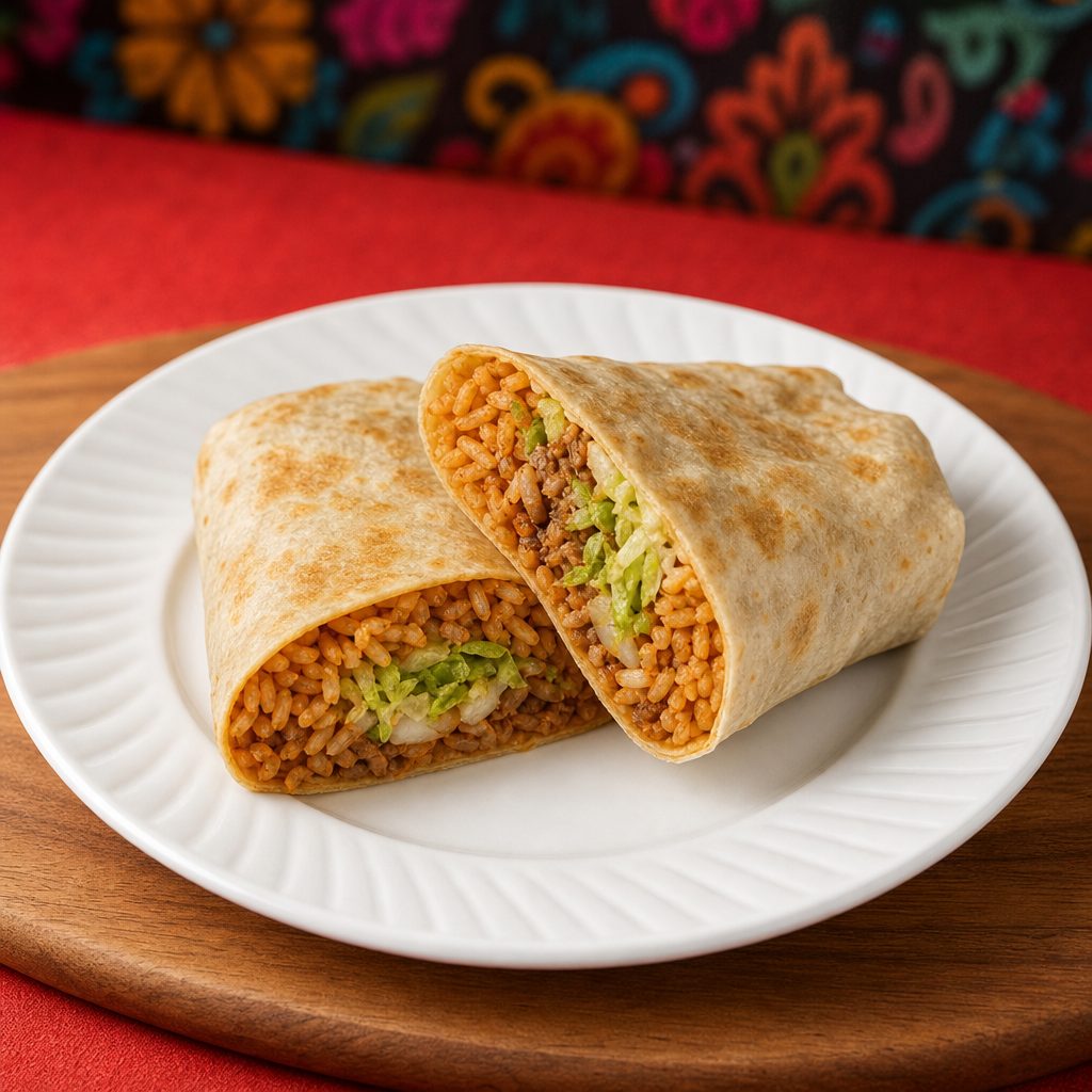 Grilled Shrimp Burrito.