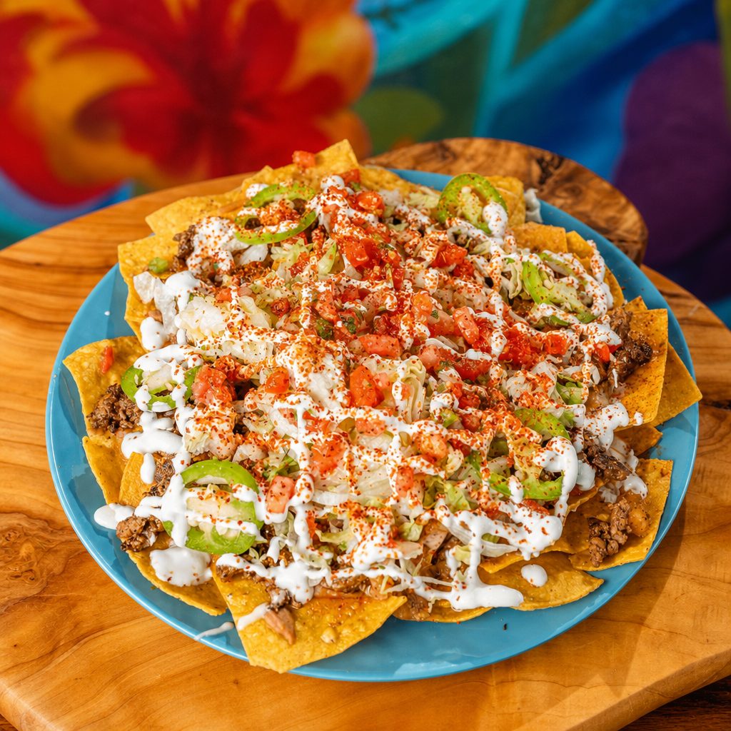 Tinga Chicken Nachos.