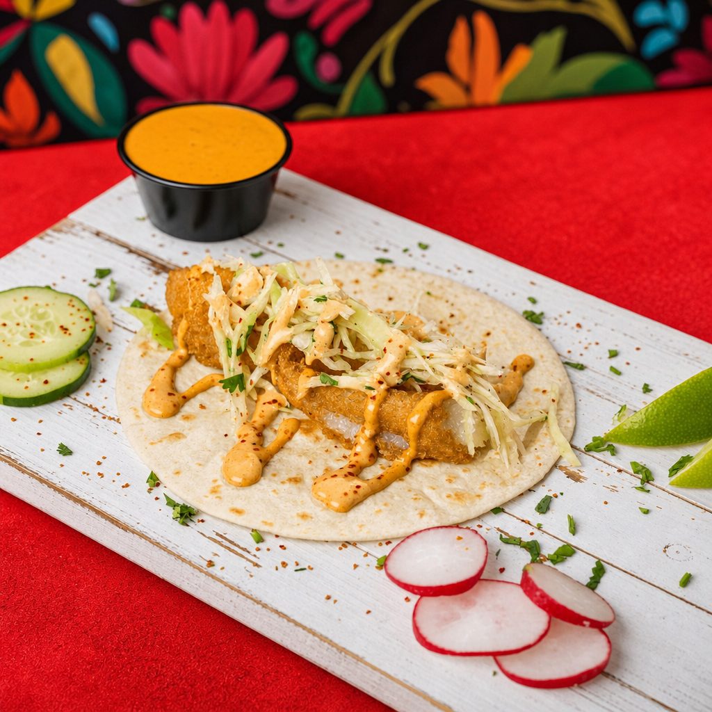 Fried Fish Taco.