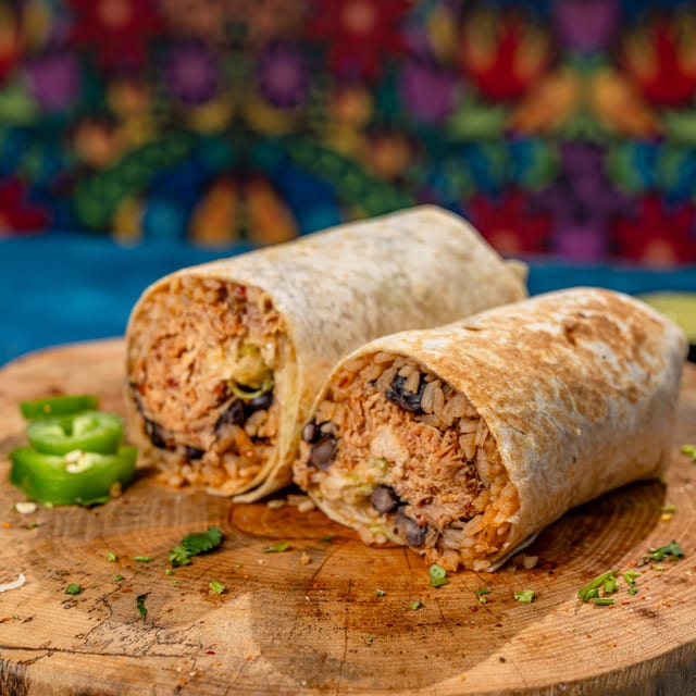 Tinga Chicken Burrito.