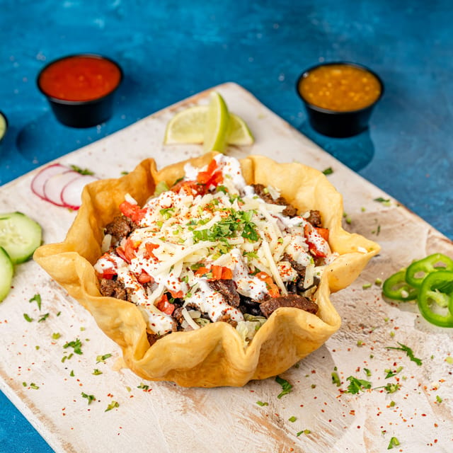 Taco Shell Salad Bowls.
