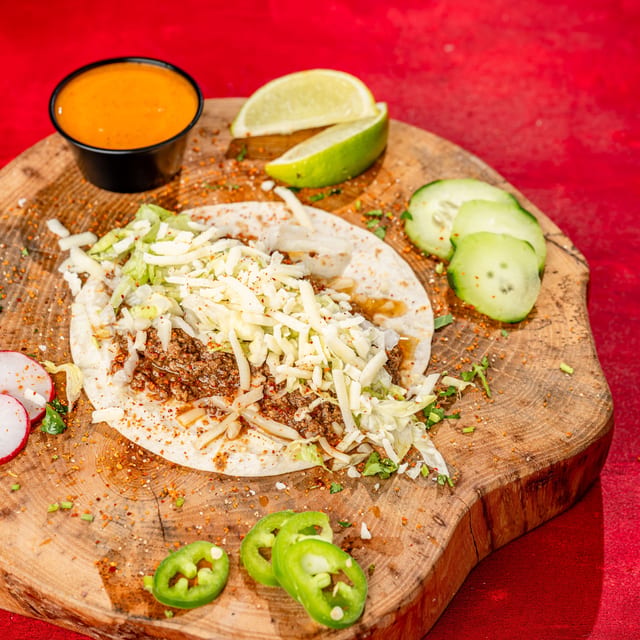 Ground Beef Taco.
