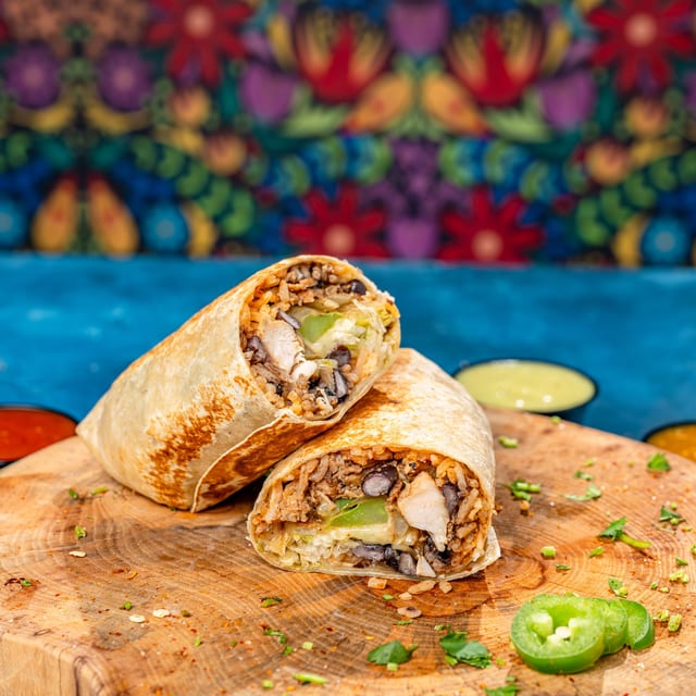 Chicken Fajita Burrito.