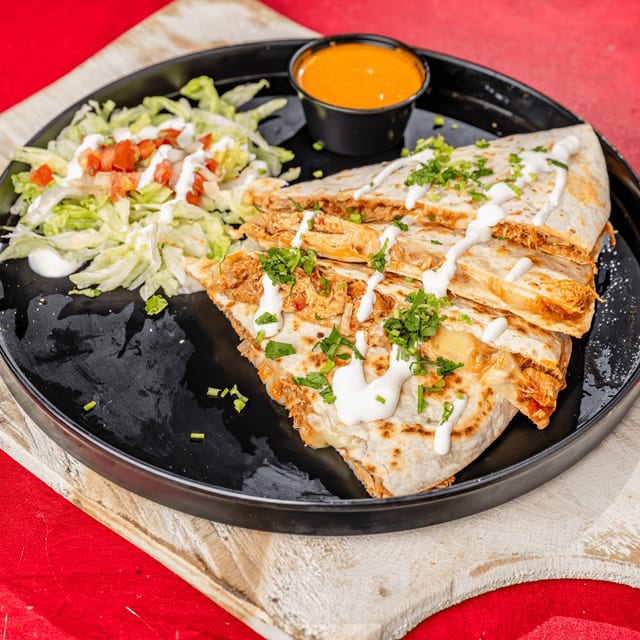 Tinga Chicken Quesadilla.