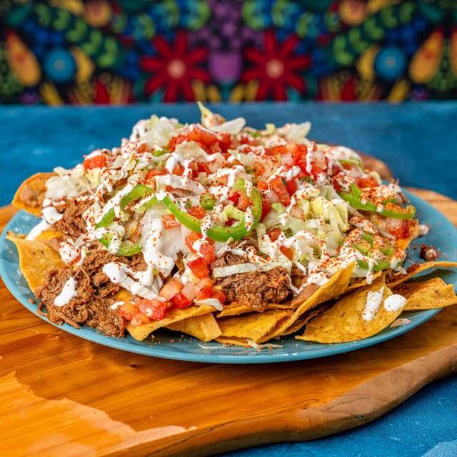 Steak Fajita Nachos.