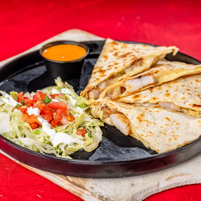 Shrimp Quesadilla.