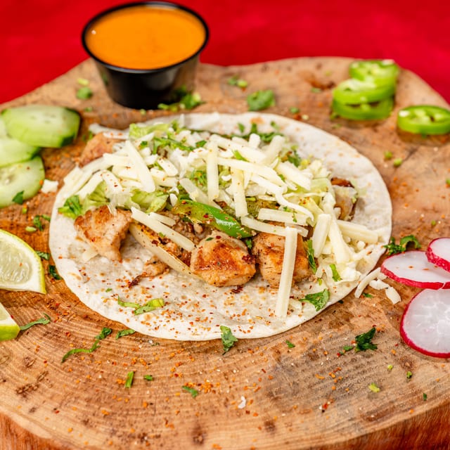 Chicken Fajita Taco.