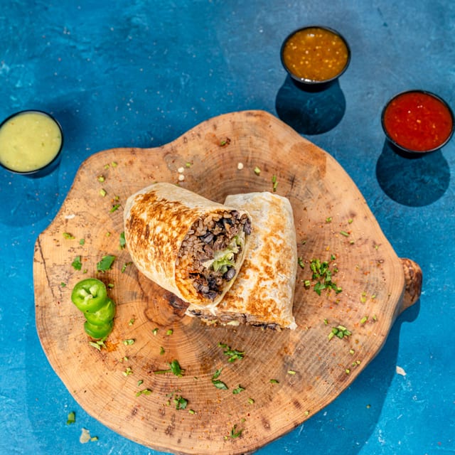 Carne Asada Spicy Burrito.