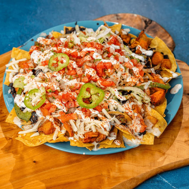 Chicken Fajita Nachos.