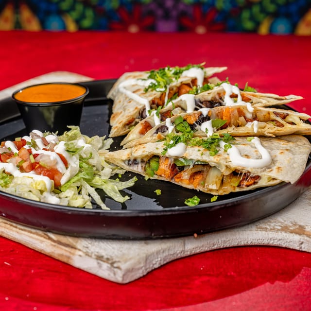 Sweet Potato & Black Bean Quesadilla.