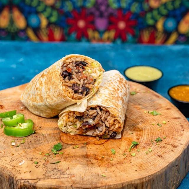 Portobello Mushroom Burrito.