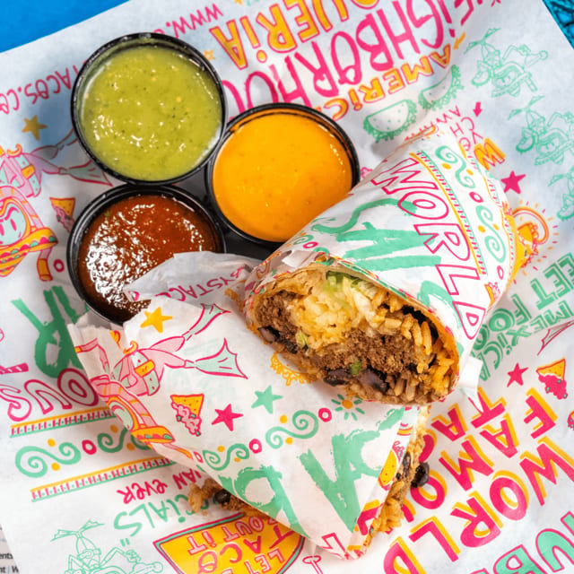 Ground Beef Burrito.