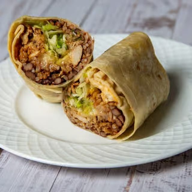 Chicken Fajita Burrito.