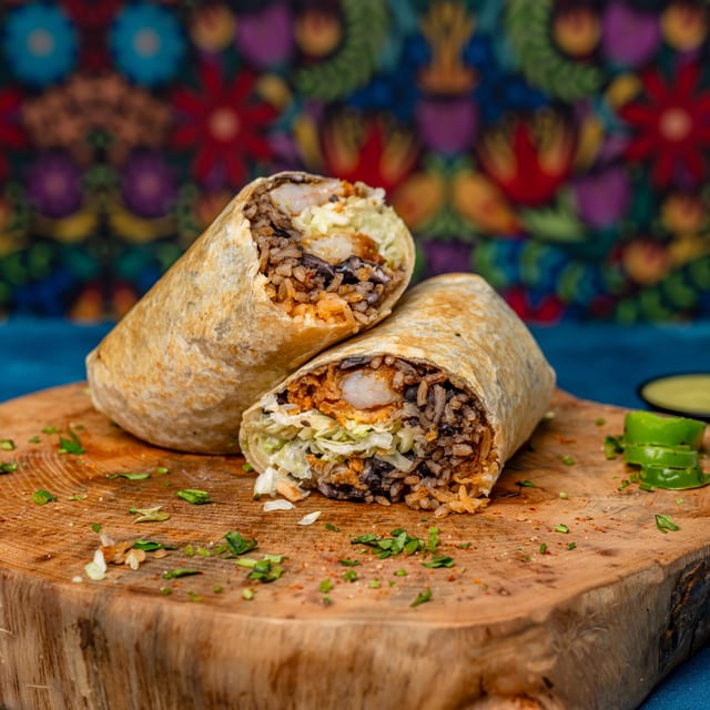 Grilled Fish Burrito.