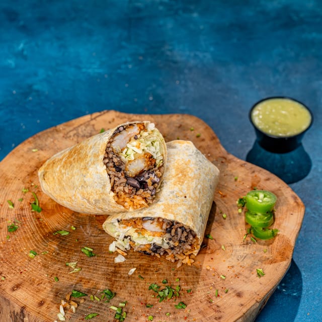 Fried Fish Burrito.
