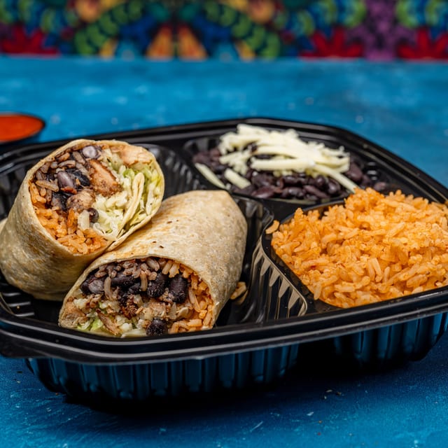 Kid's Burrito Meal.