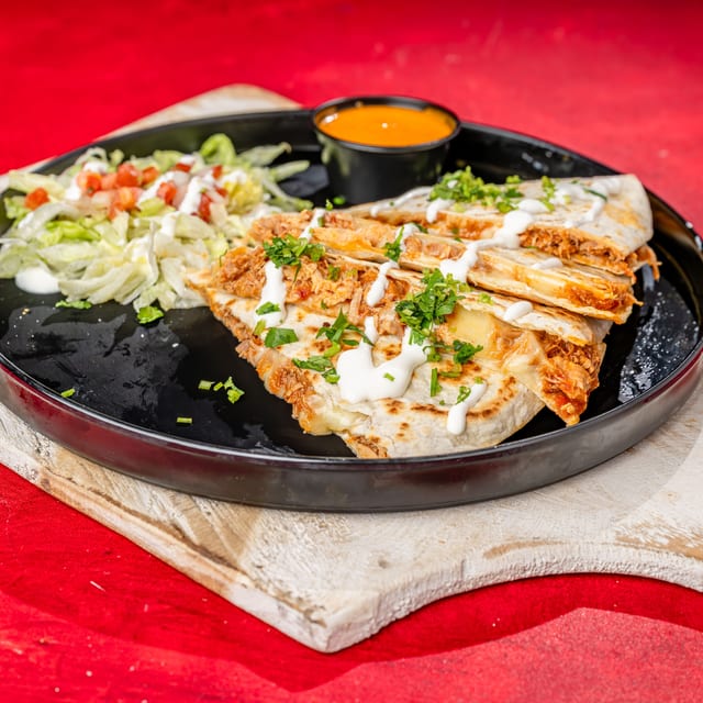 Tinga Chicken Quesadilla.