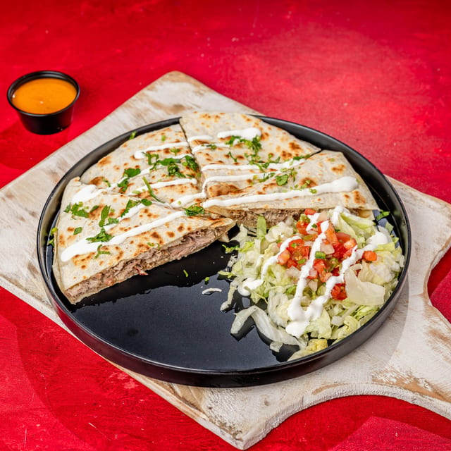 Carnitas Quesadilla.