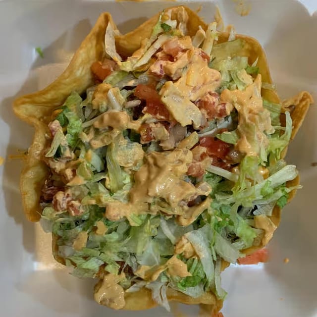 Barbacoa Salad.
