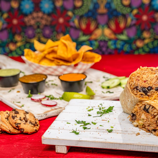 Premium Burrito Boxed Lunch.