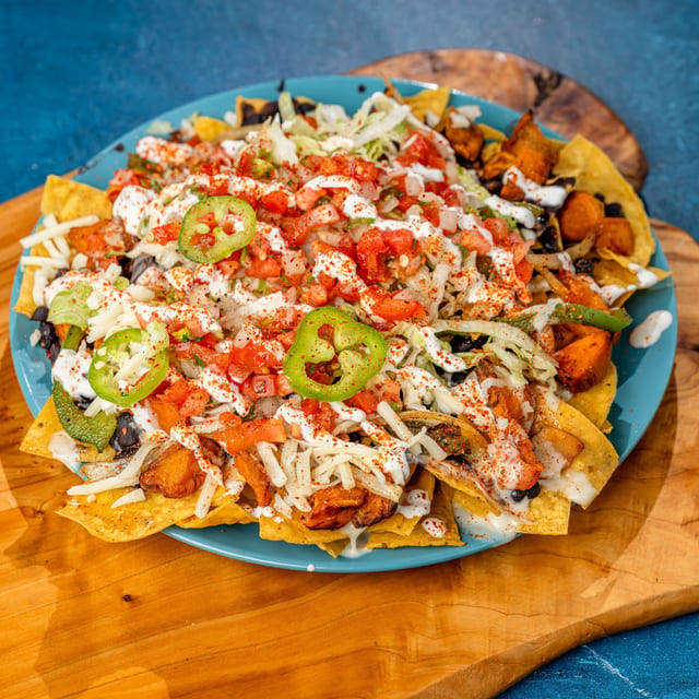 Chicken Fajita Nachos.