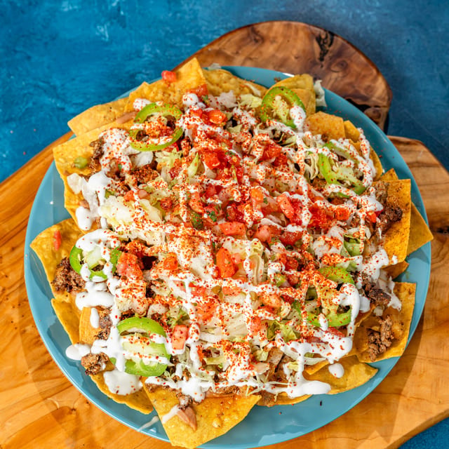 Tinga Chicken Nachos.