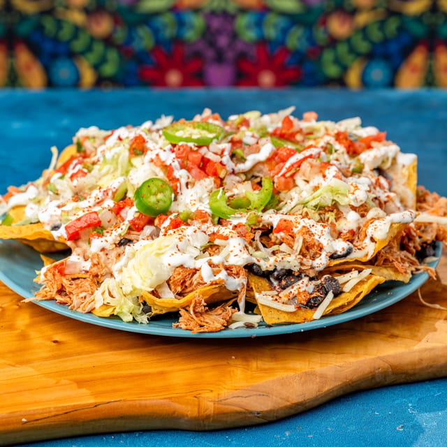 Carnitas Nachos.