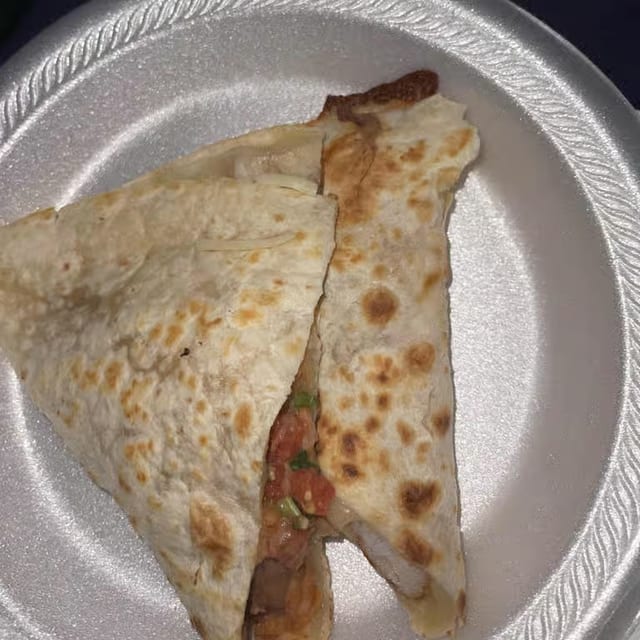 Grilled Shrimp Quesadilla.