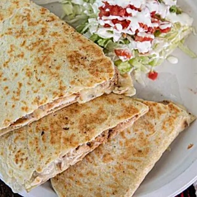 Chicken Fajita Quesadilla.