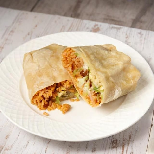 Fried Shrimp Burrito.