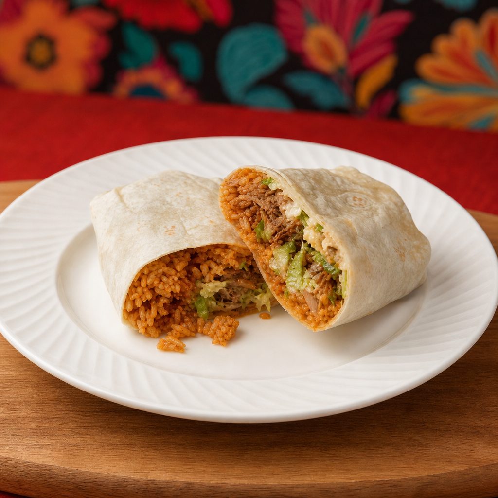 Al Pastor Burrito.