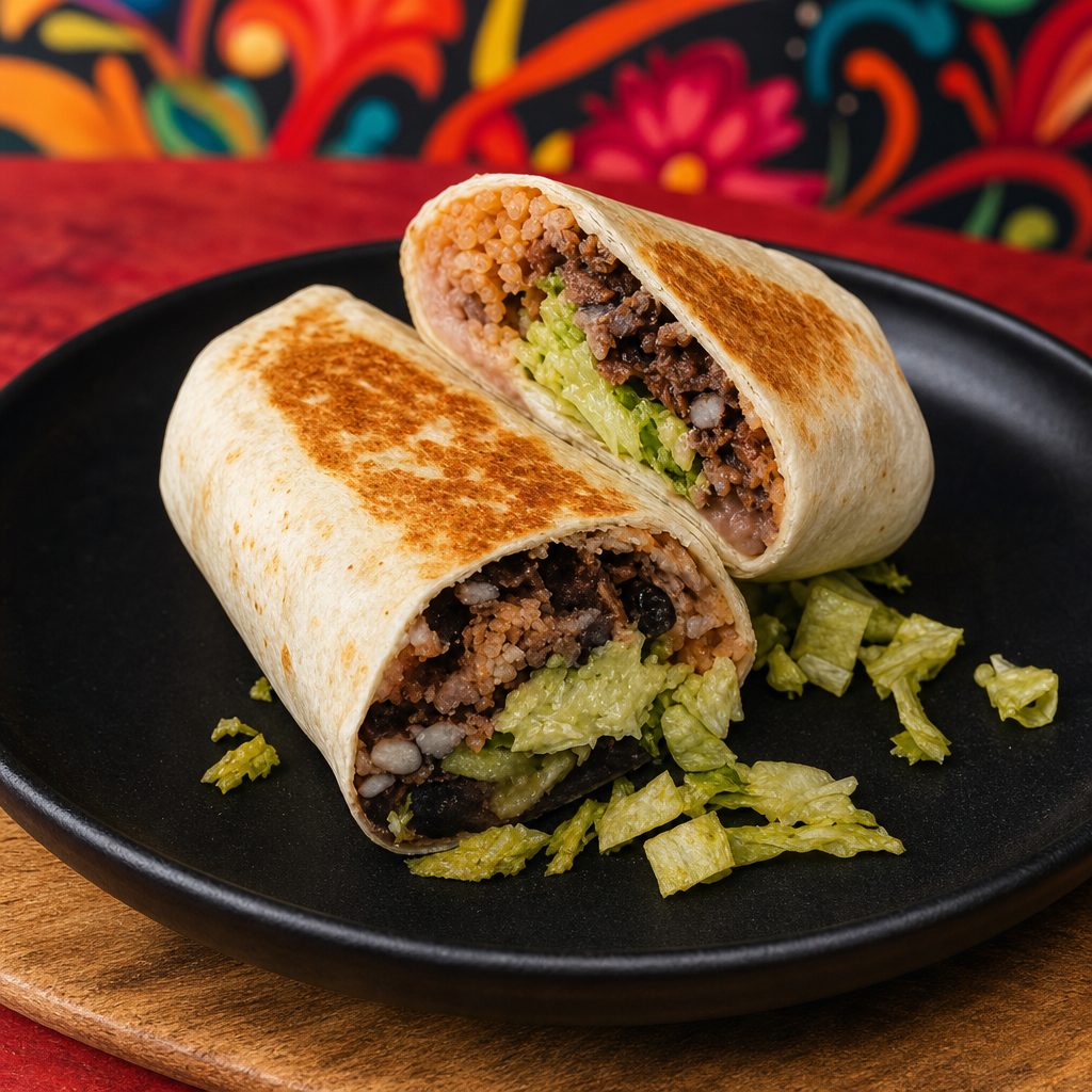 Portobello Mushroom Burrito.