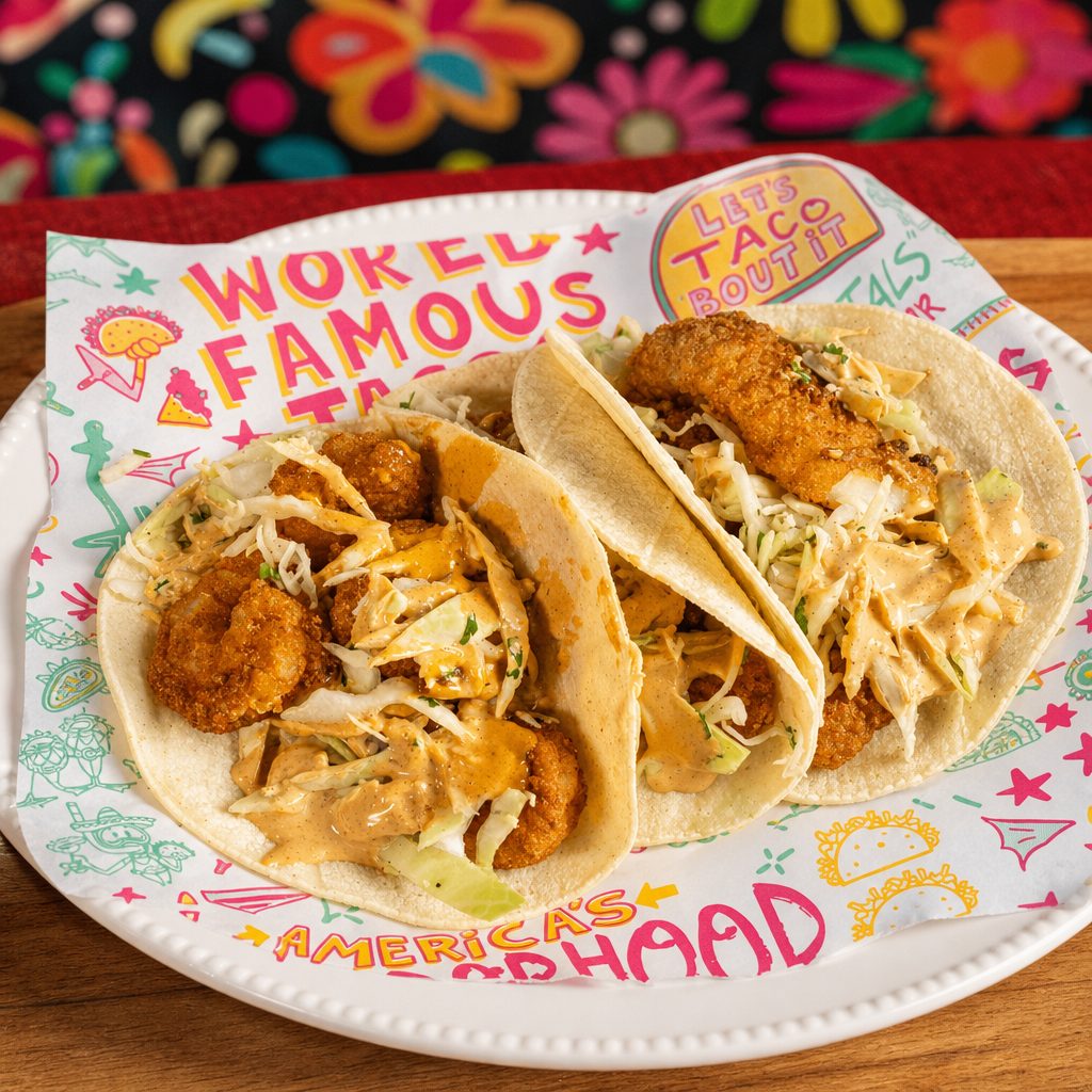Fried Shrimp Taco.