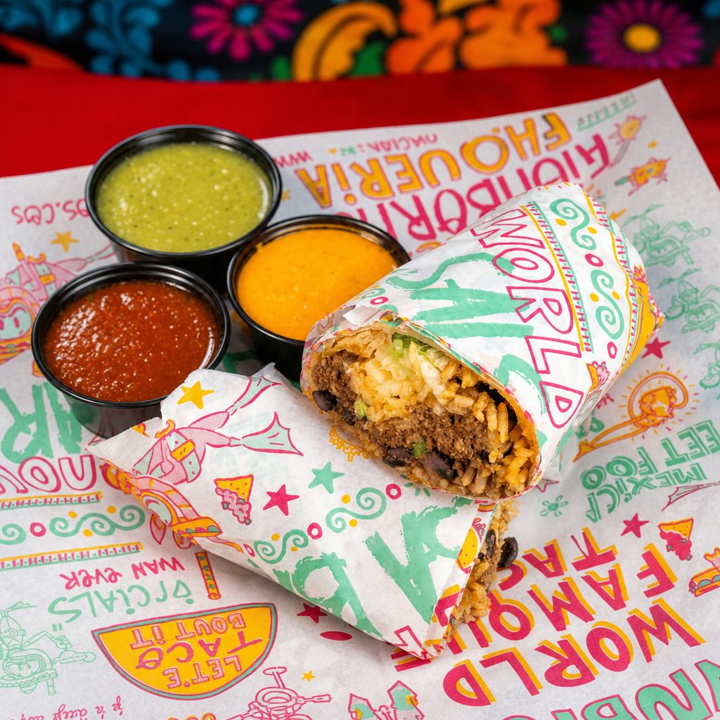 Ground Beef Burrito.