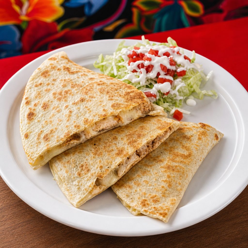 Chicken Fajita Quesadilla.