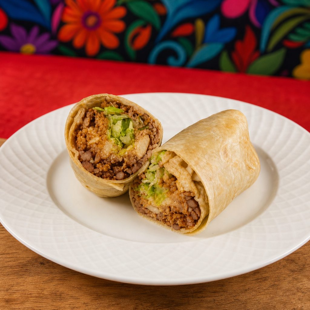 Chicken Fajita Burrito.