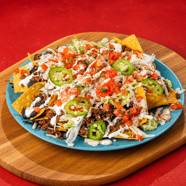 Ground Beef Nachos.