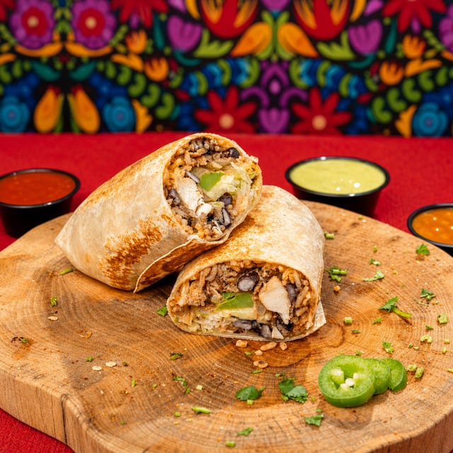 Chicken Fajita Burrito.