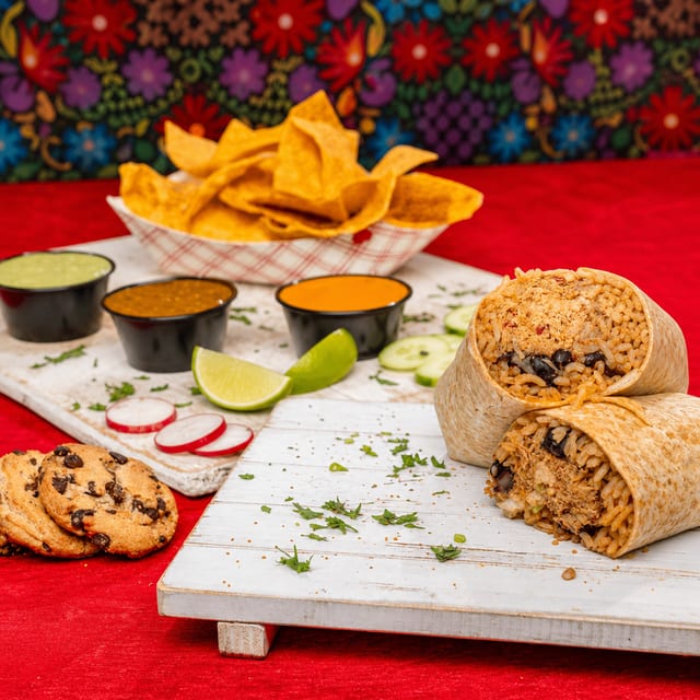 Premium Burrito Boxed Lunch.