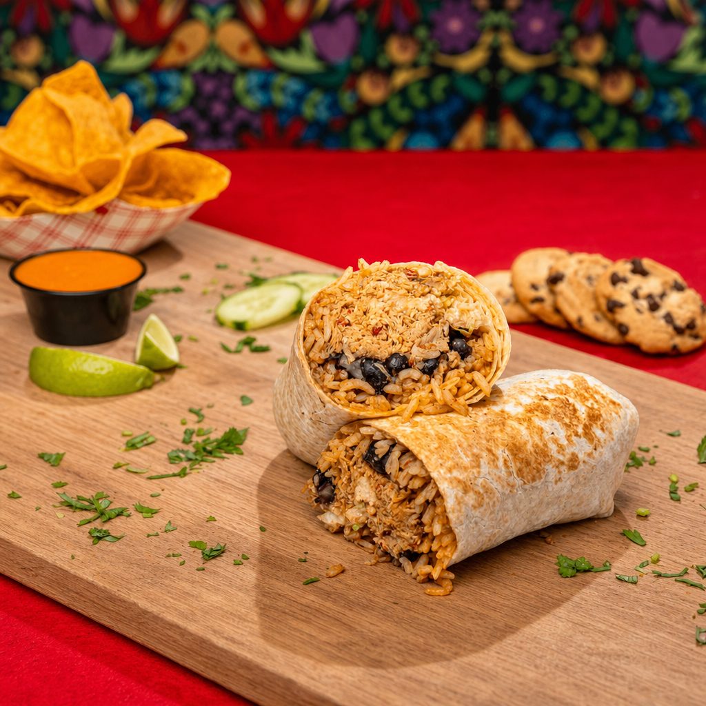 Regular Burrito Boxed Lunch.