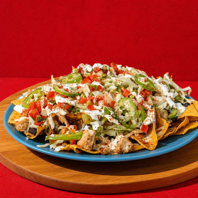 Grilled Chicken Nachos.