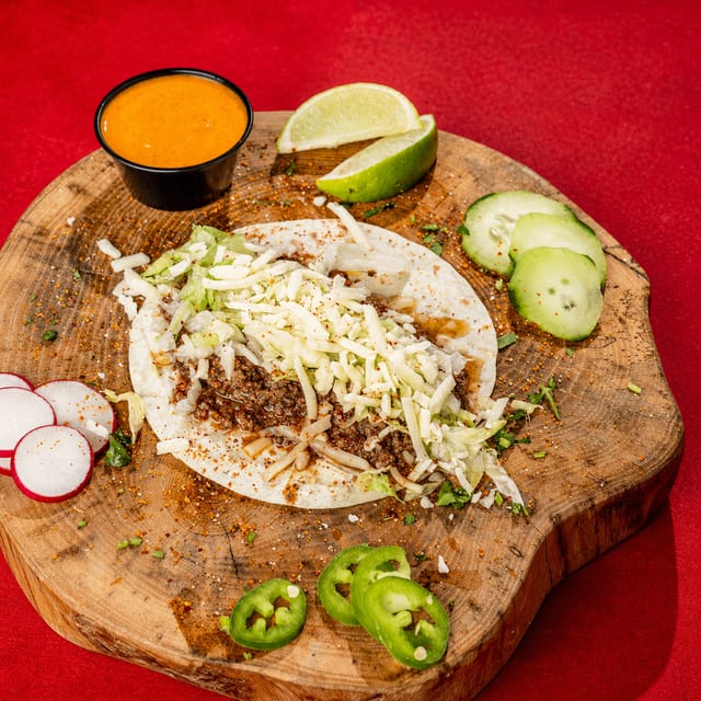 Ground Beef Taco.