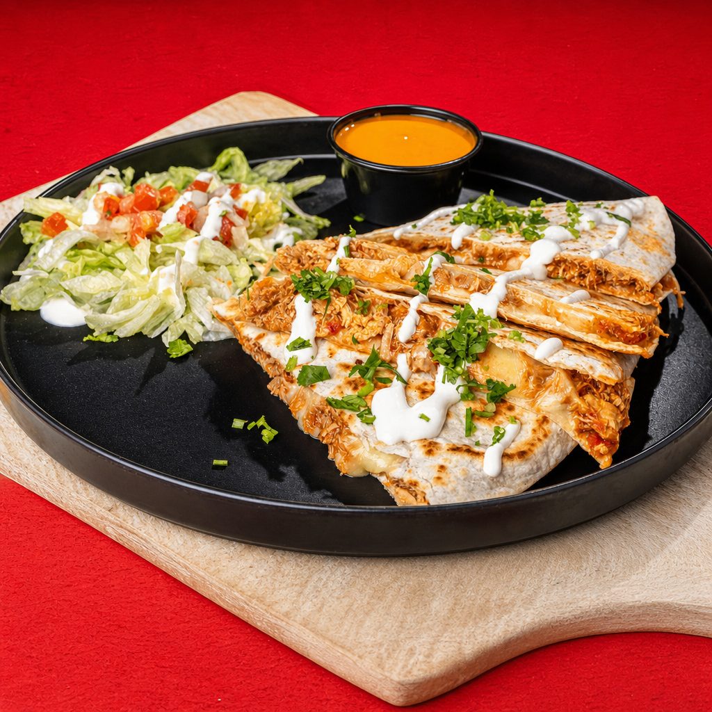 Tinga Chicken Quesadilla.