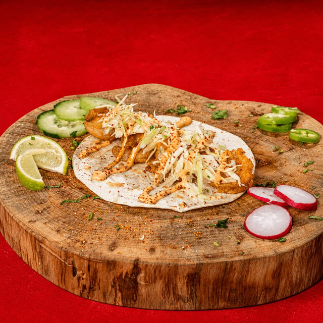 Fried Shrimp Taco.