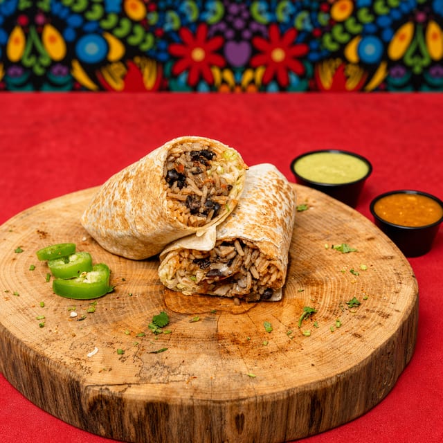 Portobello Mushroom Burrito.
